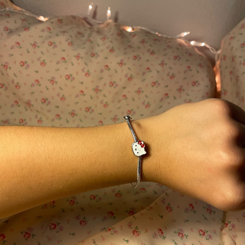 Hello Kitty Sterling Silver Bracelet
